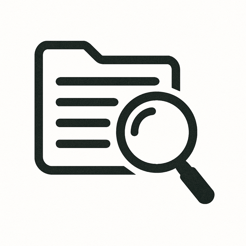 파일 로그 검색 버튼